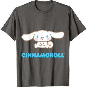 image:imageCinnamoroll Character Front and Back TShirt SmallAsphalt Grey