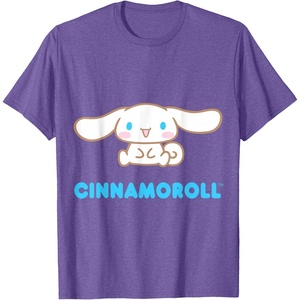 image:imageCinnamoroll Character Front and Back TShirt SmallPurple Heather