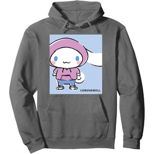 image:imageCinnamoroll Collection Streetwear Hoodie Print Pullover HoodieAsphalt Grey