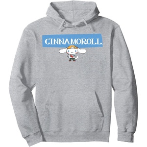 image:imageCinnamoroll Collection Streetwear Logo Pullover HoodieHeather Grey