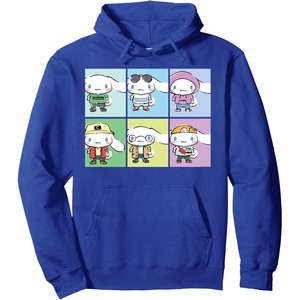 image:imageCinnamoroll Collection Streetwear Squares Pullover HoodieRoyal Blue