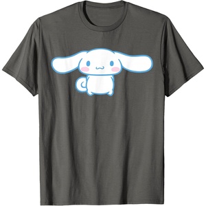 image:imageCinnamoroll Front and Back Tee Shirt TShirtAsphalt Grey