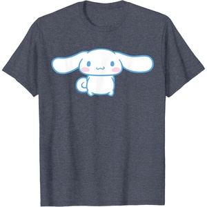 image:imageCinnamoroll Front and Back Tee Shirt TShirtHeather Blue