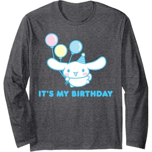 image:imageCinnamoroll Its my Birthday Long Sleeve TShirtDark Heather Grey
