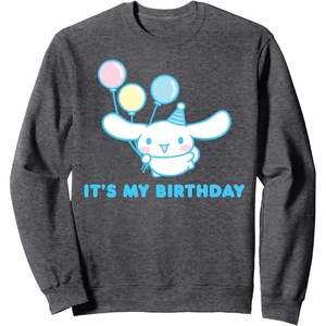 image:imageCinnamoroll Its my Birthday SweatshirtDark Heather Grey