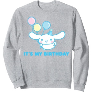 image:imageCinnamoroll Its my Birthday SweatshirtHeather Grey