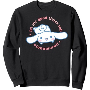 image:imageCinnamoroll Let the Good Times Roll Sweatshirt SmallBlack