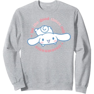 image:imageCinnamoroll Let the Good Times Roll Sweatshirt SmallHeather Grey