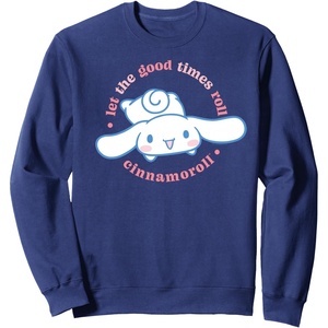image:imageCinnamoroll Let the Good Times Roll Sweatshirt SmallNavy Blue