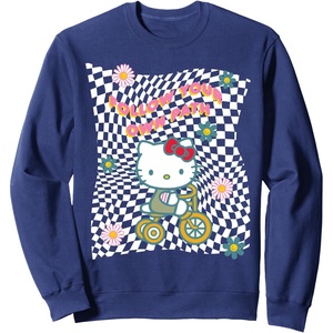 image:imageFollow Your Own Path featuring Hello Kitty SweatshirtNavy Blue