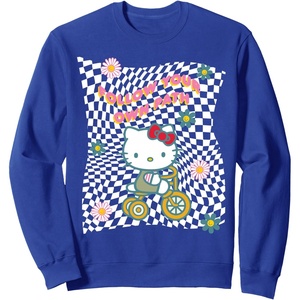 image:imageFollow Your Own Path featuring Hello Kitty SweatshirtRoyal Blue