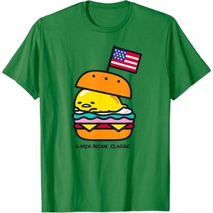 image:imageGudetama American Classic Burger Tee Shirt TShirtKelly Green