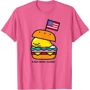 image:imageGudetama American Classic Burger Tee Shirt TShirtPink Heather