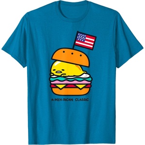 image:imageGudetama American Classic Burger Tee Shirt TShirtSapphire Blue