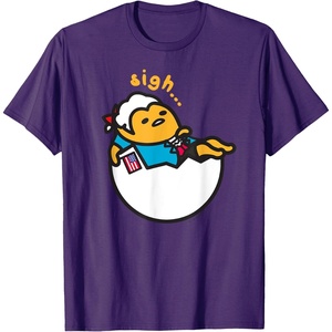 image:imageGudetama Colonial Days American Tee Shirt TShirtPurple