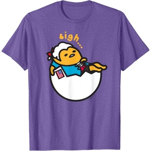 image:imageGudetama Colonial Days American Tee Shirt TShirtPurple Heather