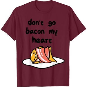 image:imageGudetama Dont Go Bacon My Heart Tee Shirt TShirtBurgundy