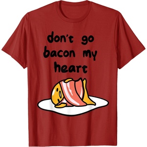 image:imageGudetama Dont Go Bacon My Heart Tee Shirt TShirtCranberry Red