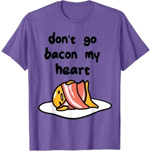 image:imageGudetama Dont Go Bacon My Heart Tee Shirt TShirtPurple Heather