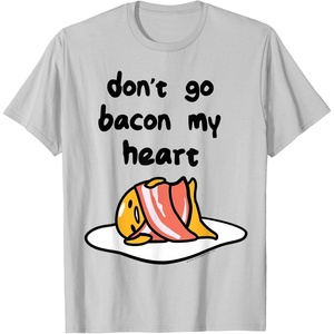 image:imageGudetama Dont Go Bacon My Heart Tee Shirt TShirtSilver Grey
