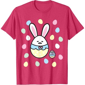 image:imageGudetama Easter Egg Tee Shirt TShirtRed Heather