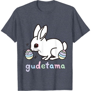 image:imageGudetama Easter Egg and Bunny Shirt TShirtHeather Blue