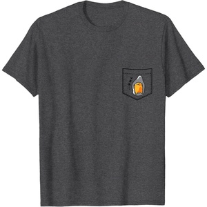 image:imageGudetama Faux Pocket Tee TShirtDark Heather Grey