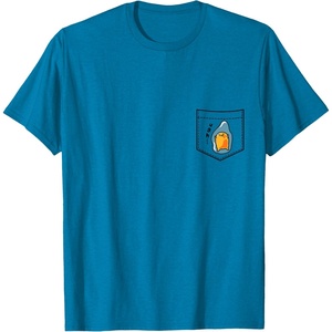 image:imageGudetama Faux Pocket Tee TShirtSapphire Blue