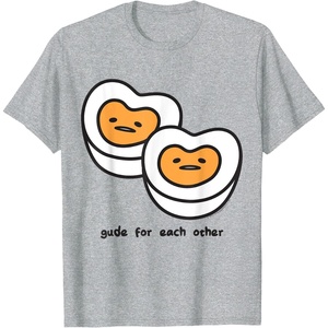 image:imageGudetama Hard Boiled Hearts Tee Shirt TShirtHeather Grey