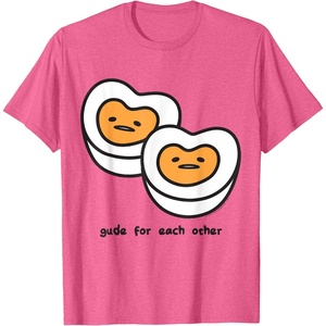 image:imageGudetama Hard Boiled Hearts Tee Shirt TShirtPink Heather
