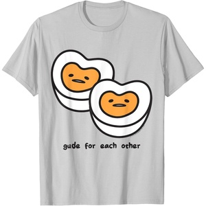 image:imageGudetama Hard Boiled Hearts Tee Shirt TShirtSilver Grey