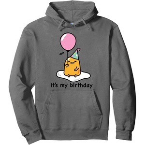 image:imageGudetama Its My Birthday Hoodie Pullover HoodieAsphalt Grey