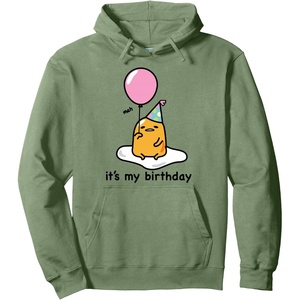 image:imageGudetama Its My Birthday Hoodie Pullover HoodieSage Green