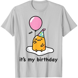 image:imageGudetama Its My Birthday Tee Shirt TShirtSilver Grey