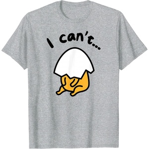 image:imageGudetama Lazy Egg I Cant Tee Shirt TShirtHeather Grey