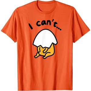 image:imageGudetama Lazy Egg I Cant Tee Shirt TShirtOrange