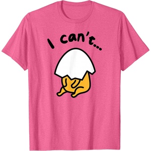 image:imageGudetama Lazy Egg I Cant Tee Shirt TShirtPink Heather