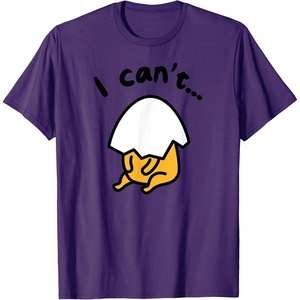 image:imageGudetama Lazy Egg I Cant Tee Shirt TShirtPurple