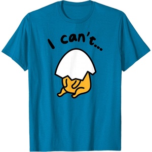 image:imageGudetama Lazy Egg I Cant Tee Shirt TShirtSapphire Blue