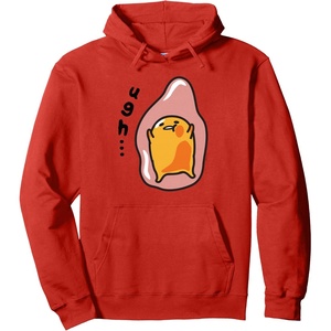 image:imageGudetama Lazy Egg Ugh Hoodie Pullover HoodieRed