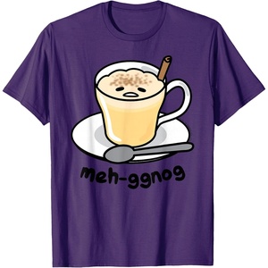 image:imageGudetama Meh Eggnog Holiday Tee Shirt TShirtPurple