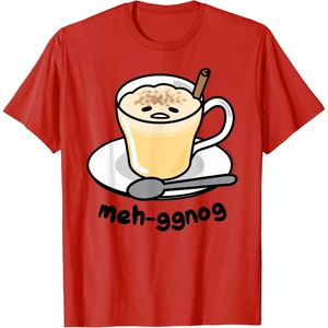 image:imageGudetama Meh Eggnog Holiday Tee Shirt TShirtRed