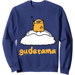 image:imageGudetama Nerd Glasses Sweatshirt SweatshirtNavy Blue