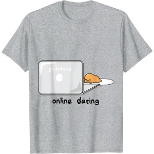 image:imageGudetama Online Dating Tee Shirt TShirtHeather Grey