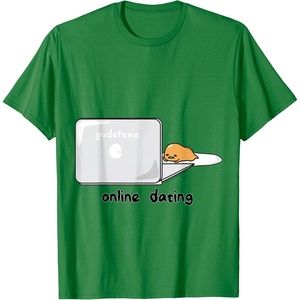 image:imageGudetama Online Dating Tee Shirt TShirtKelly Green