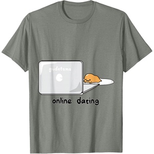 image:imageGudetama Online Dating Tee Shirt TShirtOlive Heather