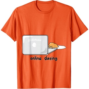 image:imageGudetama Online Dating Tee Shirt TShirtOrange