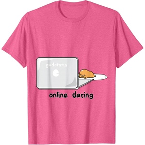 image:imageGudetama Online Dating Tee Shirt TShirtPink Heather
