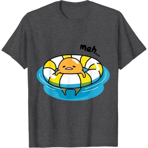 image:imageGudetama Pool Float Tee Shirt TShirtDark Heather Grey
