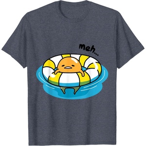 image:imageGudetama Pool Float Tee Shirt TShirtHeather Blue